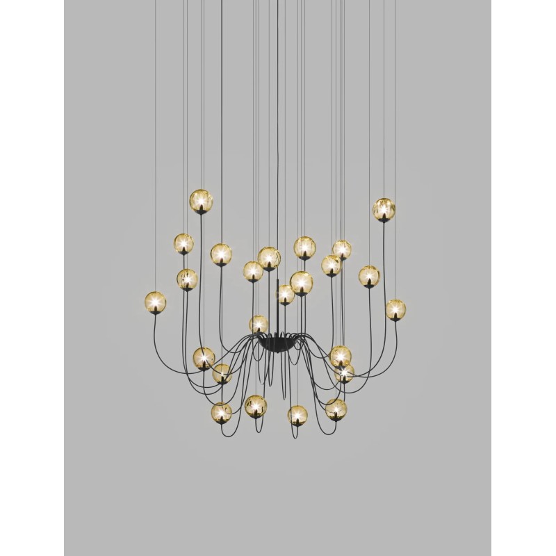 Puppet SP 24 P Struttura Nero Opaco Sospensione - Vistosi