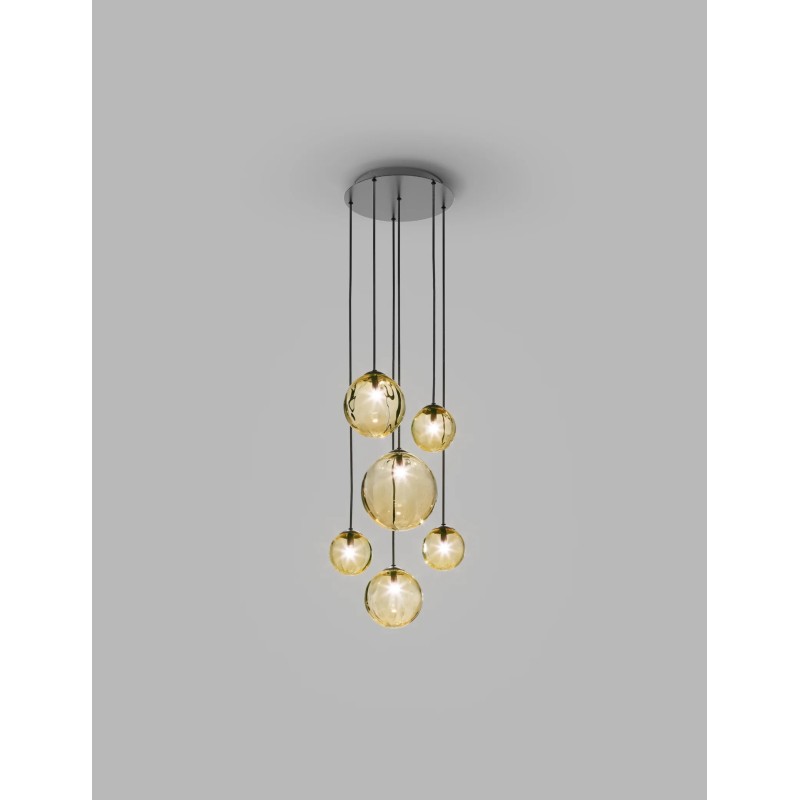 Puppet SP R6 Struttura Nero Opaco Sospensione - Vistosi