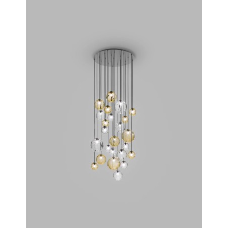 Puppet SP R24 Struttura Nero Opaco Sospensione - Vistosi