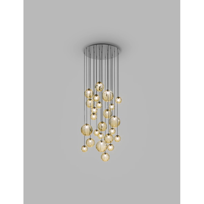 Puppet SP R24 Struttura Nero Opaco Sospensione - Vistosi