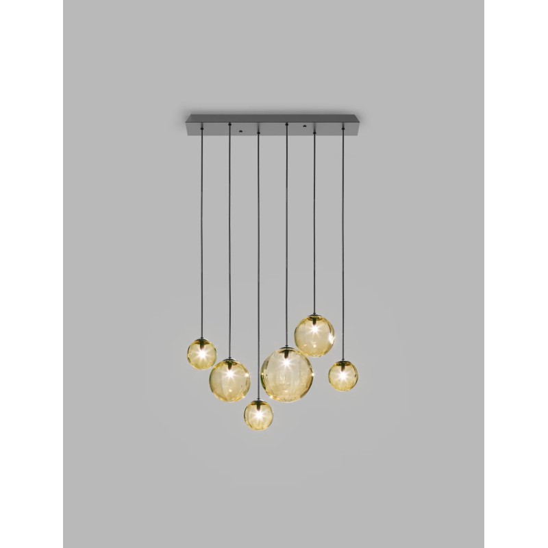 Puppet SP L6 Struttura Nero Opaco Sospensione - Vistosi