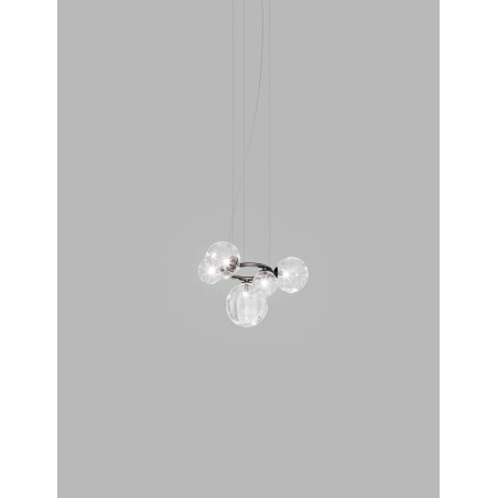 Puppet Ring SP 5 Struttura Nickel Nero Satinato Sospensione - Vistosi