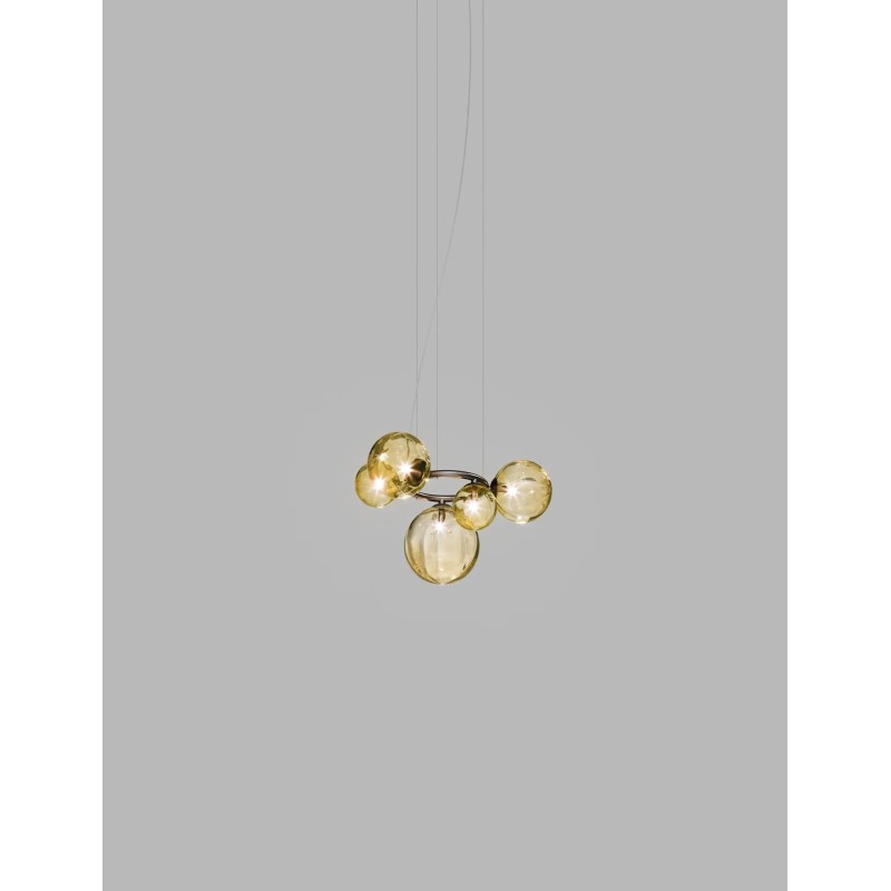 Puppet Ring SP 5 Struttura Nickel Nero Satinato Sospensione - Vistosi