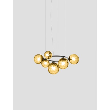 Puppet Ring SP 7A Struttura Nickel Nero Satinato Sospensione- Vistosi