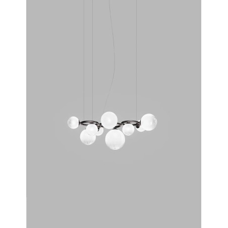 Puppet Ring SP 9 Struttura Nickel Nero Satinato Sospensione - Vistosi