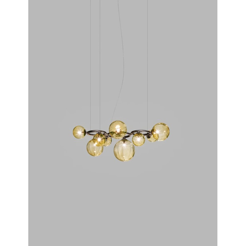 Puppet Ring SP 9 Struttura Nickel Nero Satinato Sospensione - Vistosi