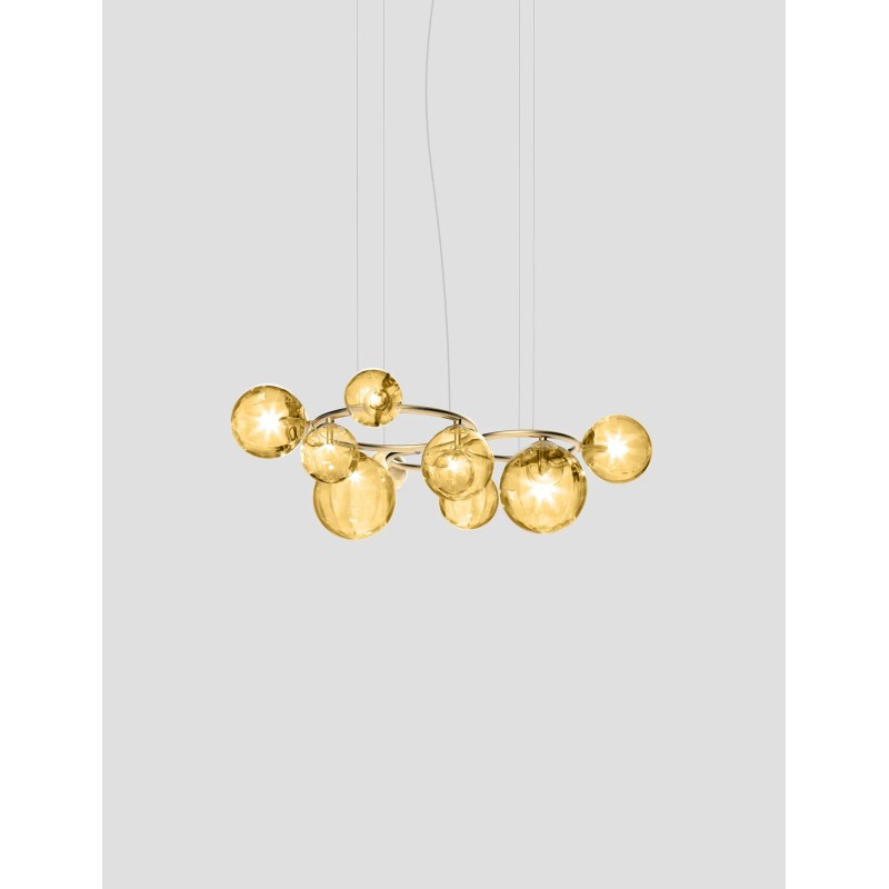 Puppet Ring SP 11 Struttura Oro Satinato Sospensione - Vistosi