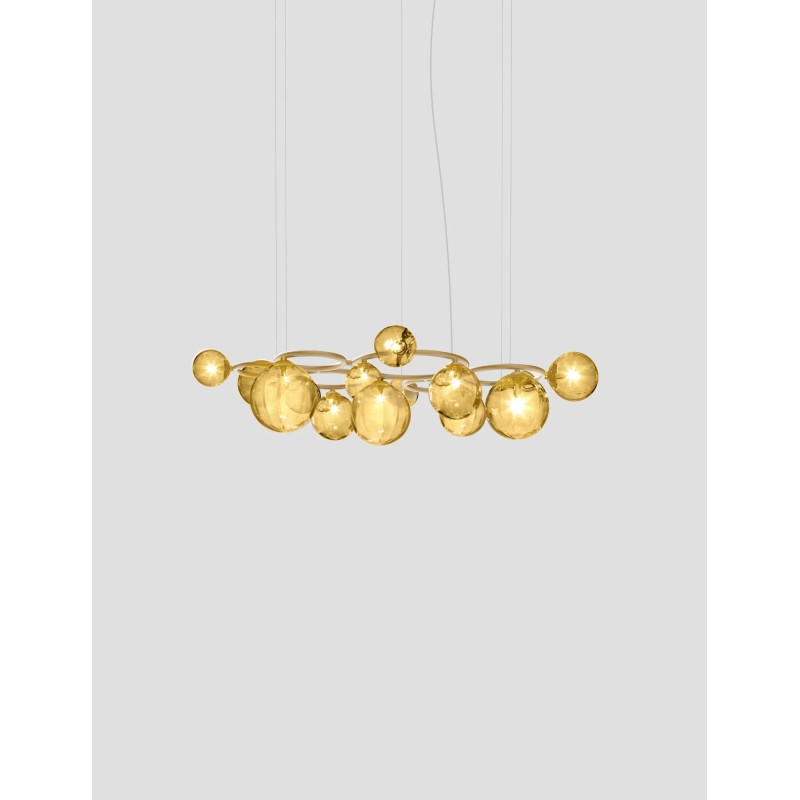 Puppet Ring SP 15 Struttura Oro Satinato Sospensione - Vistosi