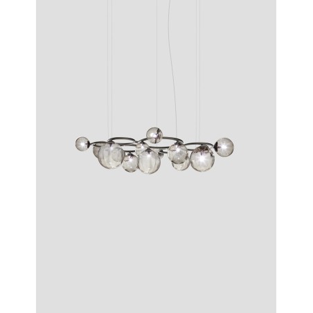 Puppet Ring SP 15 Struttura Nickel Nero Satinato Sospensione - Vistosi