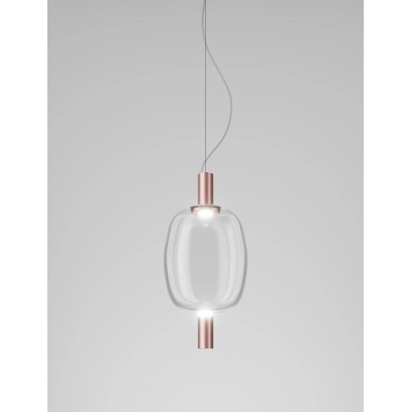 Riflesso SP 2 Struttura Rame Satinato Sospensione - Vistosi