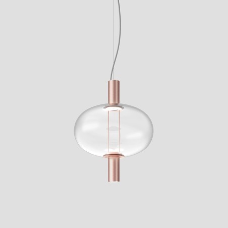 Riflesso SP 2L1 Struttura Rame Satinato Sospensione - Vistosi