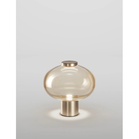 Riflesso LT 1 Struttura Oro Satinato Tavolo - Vistosi