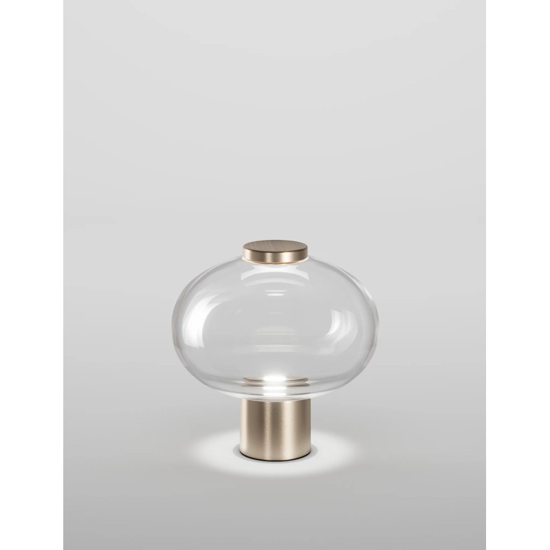 Riflesso LT 1 Struttura Oro Satinato Tavolo - Vistosi