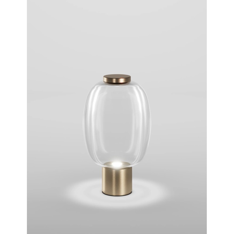 Riflesso LT 2 Struttura Oro Satinato Tavolo - Vistosi