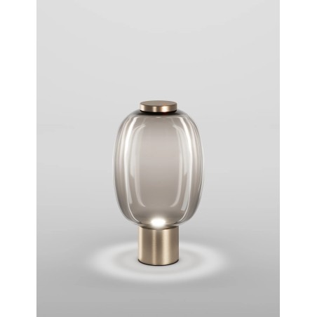 Riflesso LT 2 Struttura Oro Satinato Tavolo - Vistosi