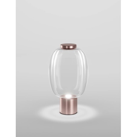 Riflesso LT 2 Struttura Rame Satinato Tavolo - Vistosi