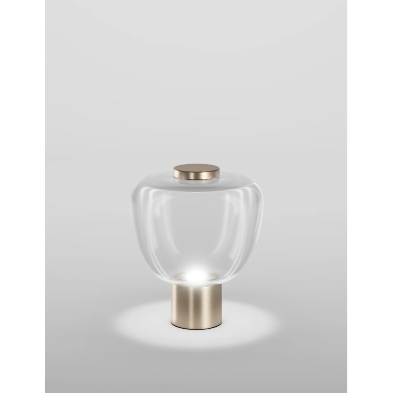 Riflesso LT 3 Struttura Oro Satinato Tavolo - Vistosi