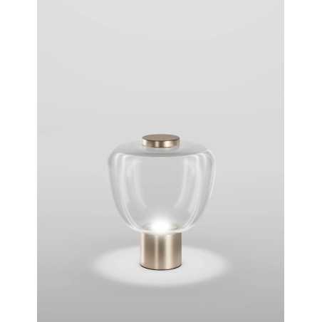 Riflesso LT 3 Struttura Oro Satinato Tavolo - Vistosi