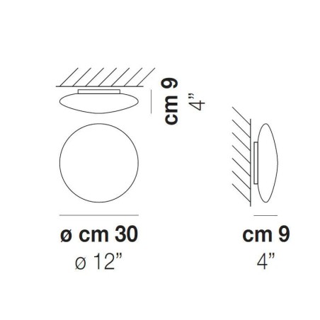 Saba PP 30 Parete/Soffitto - Vistosi