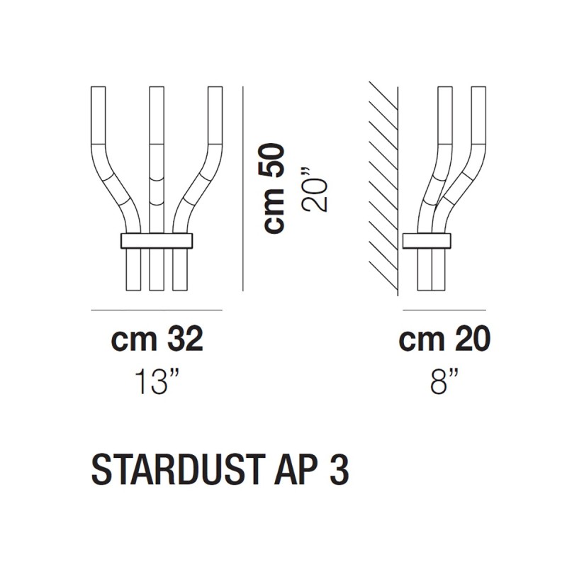 Stardust AP 3 Parete- Vistosi
