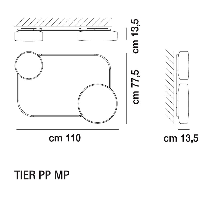 Tier PP MP Parete/Soffitto - Vistosi