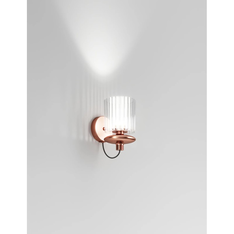 Tread AP Struttura Rame Satinato Parete - Vistosi