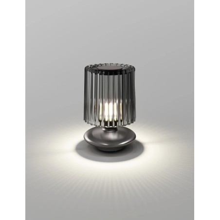 Tread LT Struttura Bronzo Satinato Tavolo - Vistosi