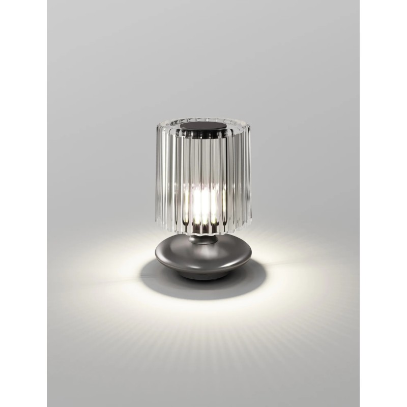 Tread LT Struttura Bronzo Satinato Tavolo - Vistosi