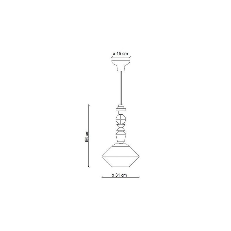 Decò LARIAT C2710 Sospensione - Ferroluce