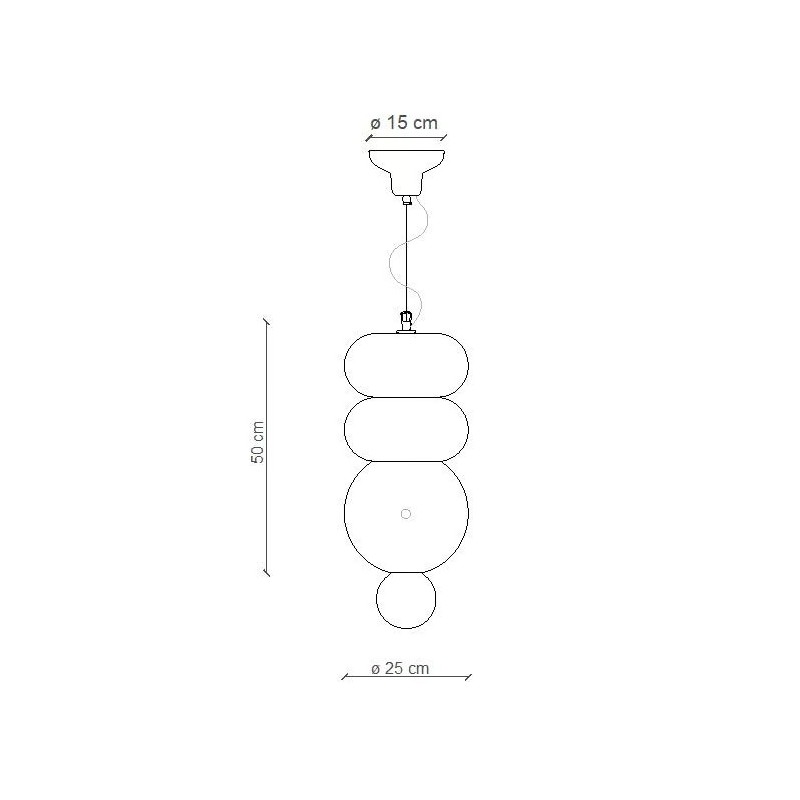 Decò BUMBUM C2756 Sospensione - Ferroluce