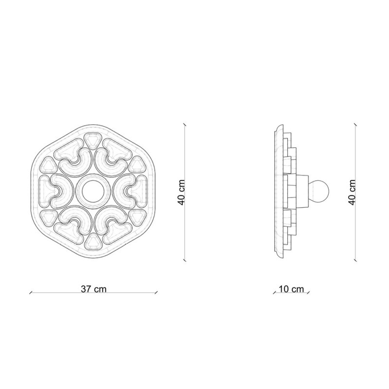 Decò PHYTIA C2800 Parete/Soffitto - Ferroluce