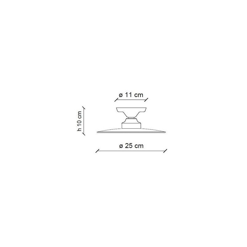 Retrò B&W C1613 Soffitto - Ferroluce