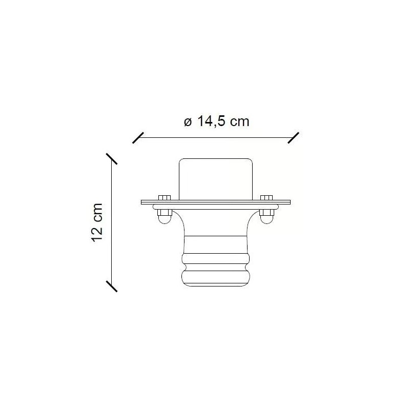 Retrò PIPES C1702 Soffitto - Ferroluce