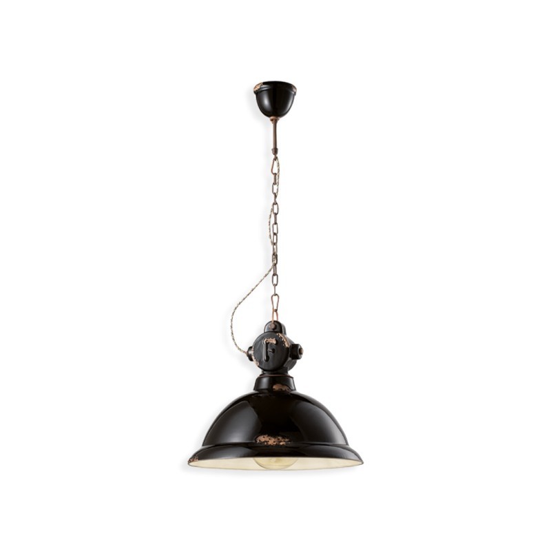 Retrò INDUSTRIAL C1710 Sospensione - Ferroluce