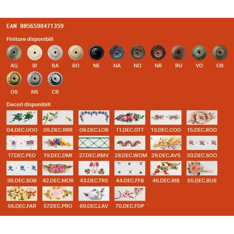 Classic BELLUNO C065 Soffitto - Ferroluce