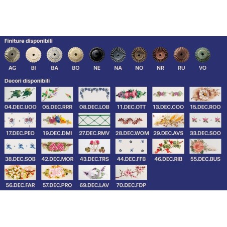 Classic POMPEI C560 Parete - Ferroluce