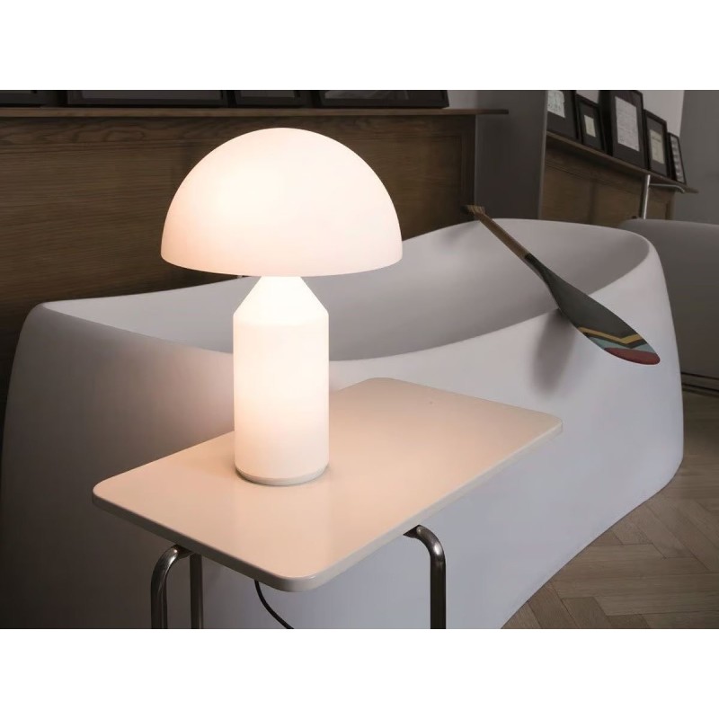 Atollo 237 Medio Vetro Tavolo - Oluce