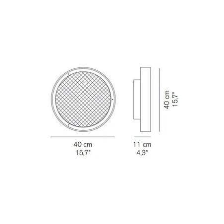 Berlin Ø 40 Parete/Soffitto - Oluce