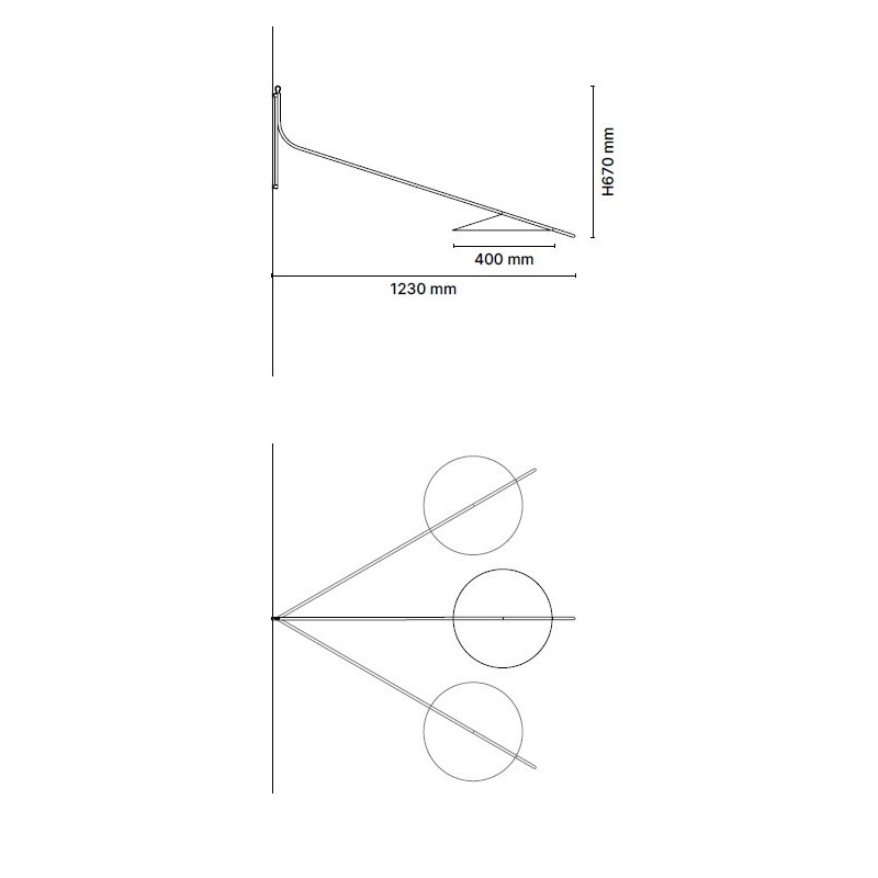 Glifo Large Cable ON-OFF Parete - Penta