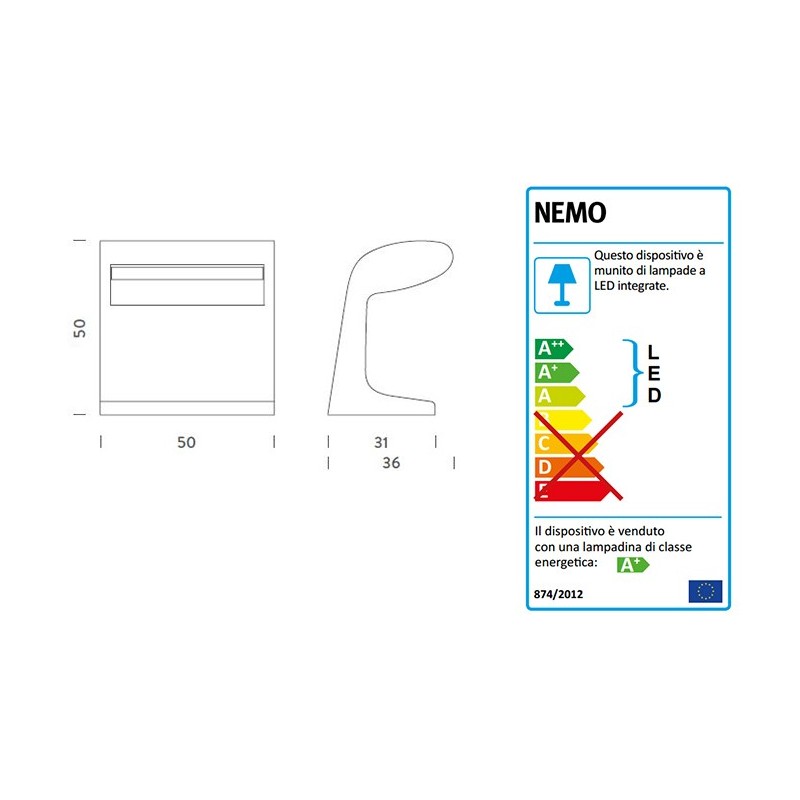 Borne Béton Grande Terra - Nemo