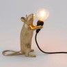 Mouse Lamp Step Standing Gold Usb 15230 Tavolo - Seletti