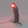 Mouse Lamp Step Love Usb R15220SV Tavolo - Seletti