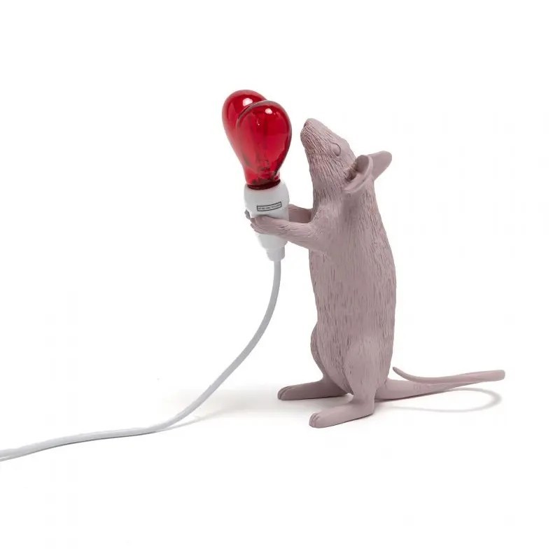 Mouse Lamp Step Love Usb R15220SV Tavolo - Seletti