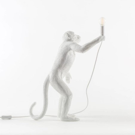 Monkey Lamp Standing White 14880 Terra - Seletti