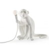 Monkey Lamp Sitting White 14882 Tavolo - Seletti