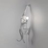 Monkey Lamp Hanging Left Hand White 14881 Parete - Seletti