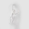 Monkey Lamp Hanging Left Hand White 14881 Parete - Seletti