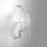 Monkey Lamp Hanging Right Hand White 14879 Parete - Seletti