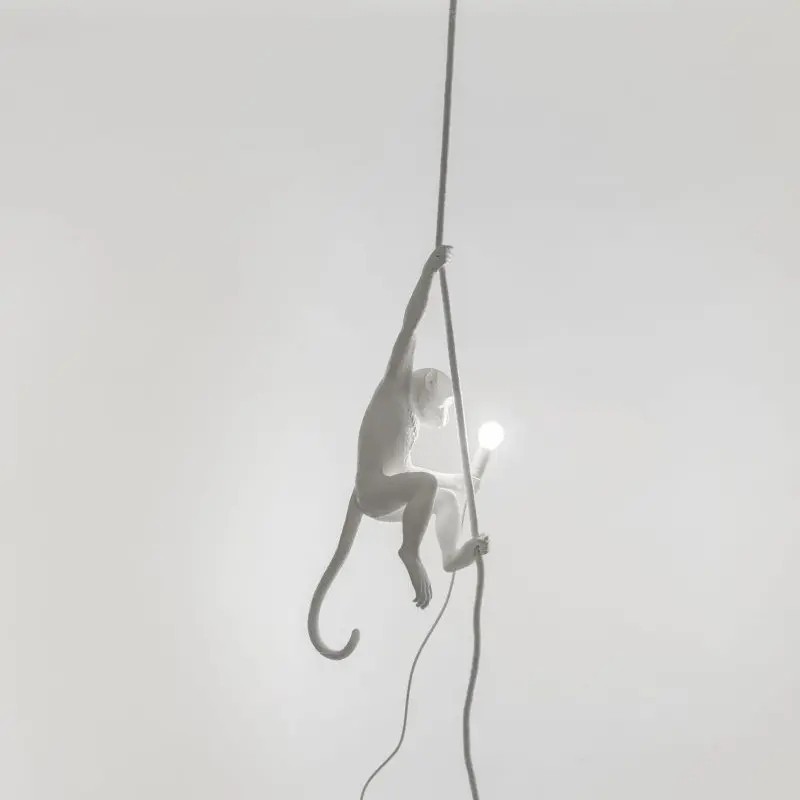 Monkey Lamp Ceiling White 14883 Sospensione - Seletti