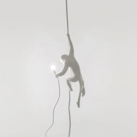 Monkey Lamp Ceiling White 14883 Sospensione - Seletti